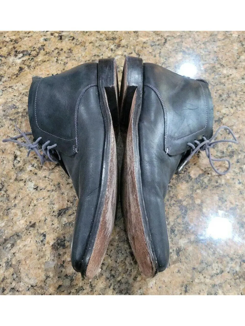 Ted Baker London Mens Boots Chukka Desert Agger 2 Black Leather Ankle Shoes 11